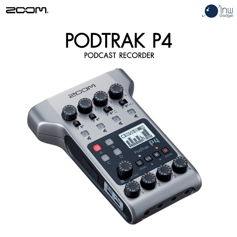 Zoom Pod Trak P4 Podcast Recording ศูนย์ไทย