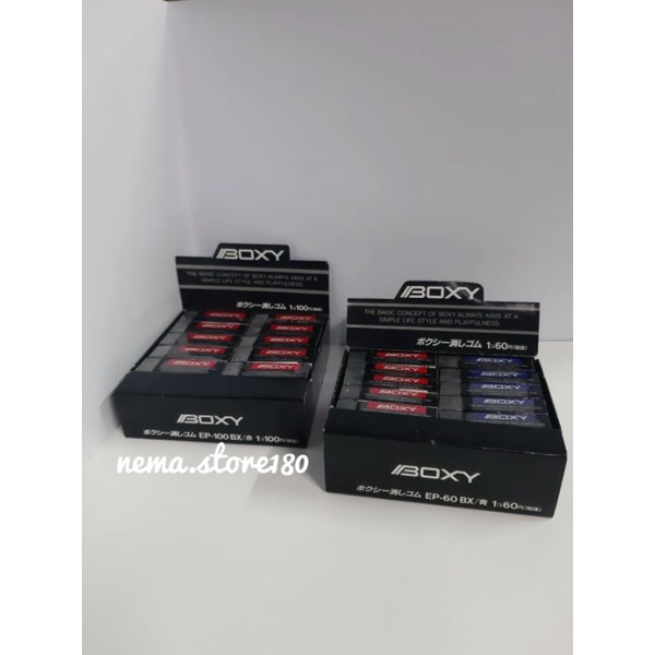 BLACK BOXY STIP/ BOXYERASER EP-60 BX และ EP-100 BX/ ปากกากล่อง