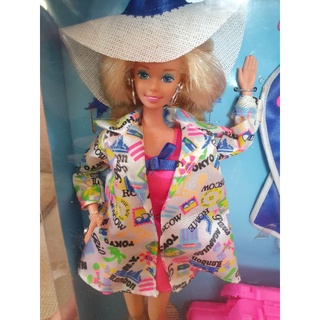 **กล่องไม่สวย** 1994 Mattel Barbie Doll International Travel Barbie 13912 Special edition #84#