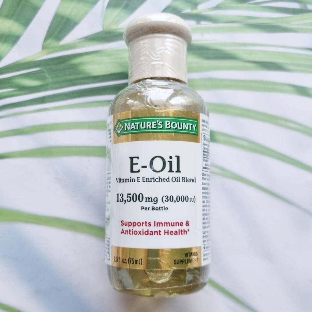วิตามินอีออยย์ Vitamin E-Oil 30,000IU 75mL (Nature's Bounty)