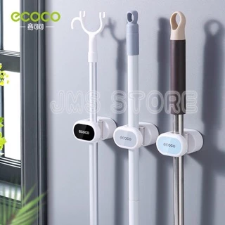 ECOCO ที่แขวนไม้ถูพื้น ที่แขวนไม้กวาด ไม่ต้องเจาะ E2001