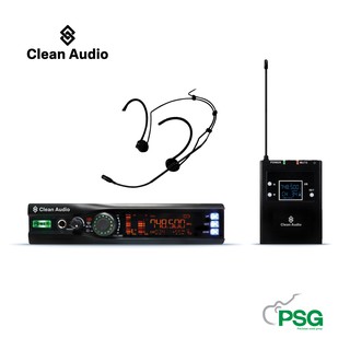 Clean Audio CA-M QE3 Single channels Head Set microphone Wireless System