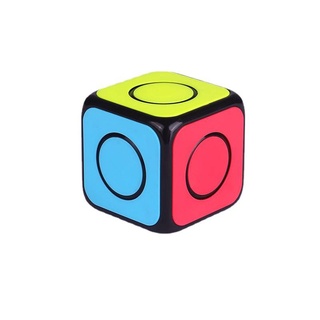 2021 Qiyi 1X1 Magic Cubes Spinner Fidget ใช้มือหมุนของเล่นสําหรับเด็ก/ผู้ใหญ่