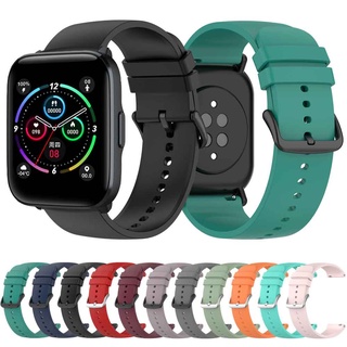 สายนาฬิกาข้อมือซิลิโคน 20 มม. สําหรับ Xiaomi Mibro C2 / Mibro Color Strap Smartwatch Bracelet Sport Wristband อุปกรณ์เสริม