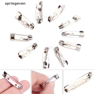 [springeven] 10pcs Safety Brooch Catch Bar Locking Pins Back Base Findings DIY Craft 15-40mm New Stock