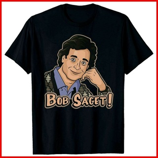 เสื้อยืดโอเวอร์ไซส์เสื้อยืด พิมพ์ลาย Bob Saget Loving Memories Of Bob Saget Actor สีดําS-3XL