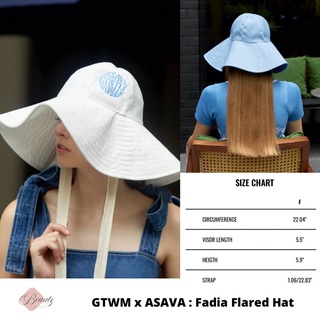 [พร้อมส่ง] หมวก Gentlewoman x ASAVA Fadia Flared Hat