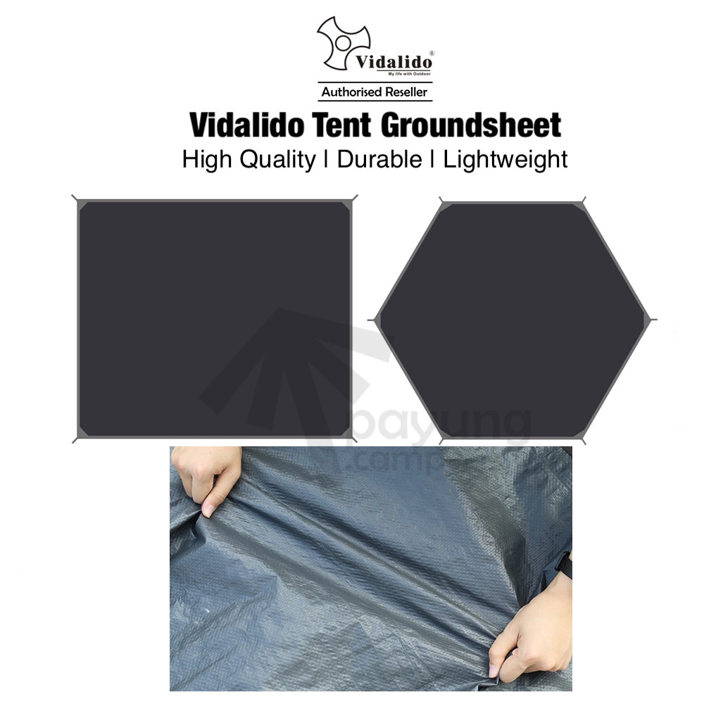 VIDALIDO ทนทานคุณภาพสูงหนาแผ่นดิน MX Pro MS Teepee Cabin plus Vicore Hexagon Auto Teepee แผ่นพื้น