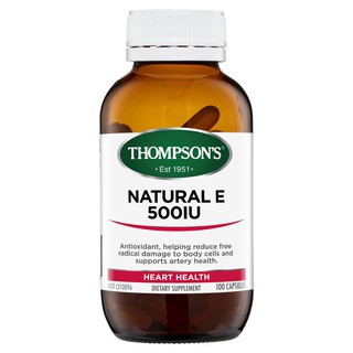 Thompsons Natural E 500iu 100 Capsules