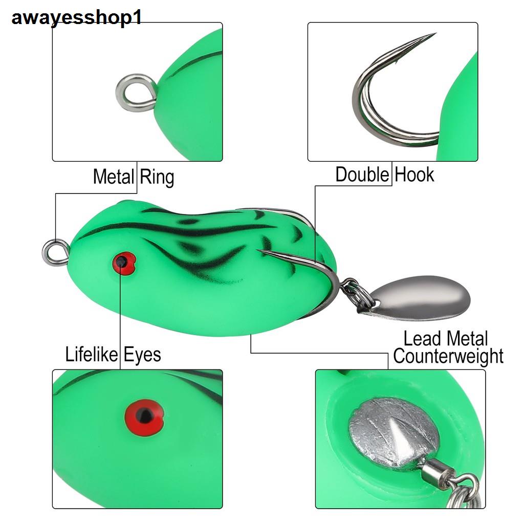 จัดส่งเฉพาะจุด จัดส่งกรุงเทพฯSougayilang Fishing Lure 1pc Frog 6 Colors