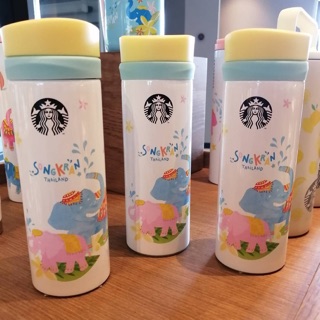 แก้วStarbucks12oz songkran สวยเก๋ เก็บอุณหภูมิ