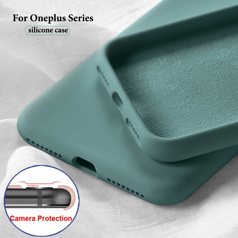 เคสโทรศัพท์มือถือ ซิลิโคนนิ่ม สีสันสดใส สําหรับ Oneplus 7 Pro 7T Oneplus 7T Pro