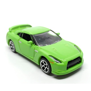 Majorette Nissan GT-R R35 - Green Color /Wheels 5Y /scale 1/61 (3 inches) no Package