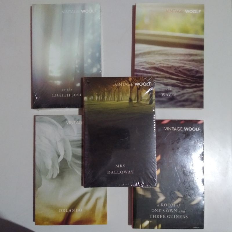 นาง Dalloway Orlando A Room of Ones Own & Three Guineas To the Lighthouse คลื่น Virginia Woolf