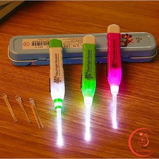 ราคาถูก จัดส่งคละสี ไม้แคะหู พร้อมไฟ LED Luminous Ear Pick