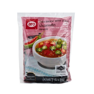 เอโร่ พริกน้ำปลา 7กx50 ซอง  Aro chili sauce, fish sauce, 7 grams x50 sachets