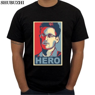 [COD]Summwe เสื้อยืดแขนสั้น พิมพ์ลาย Snowden แฟชั่นสําหรับผู้ชายS-5XL