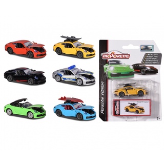 Majorette Porsche Deluxe Assortment, 6-asst.(212053153) โมเดลรถเหล็กมาจอเร็ตต์