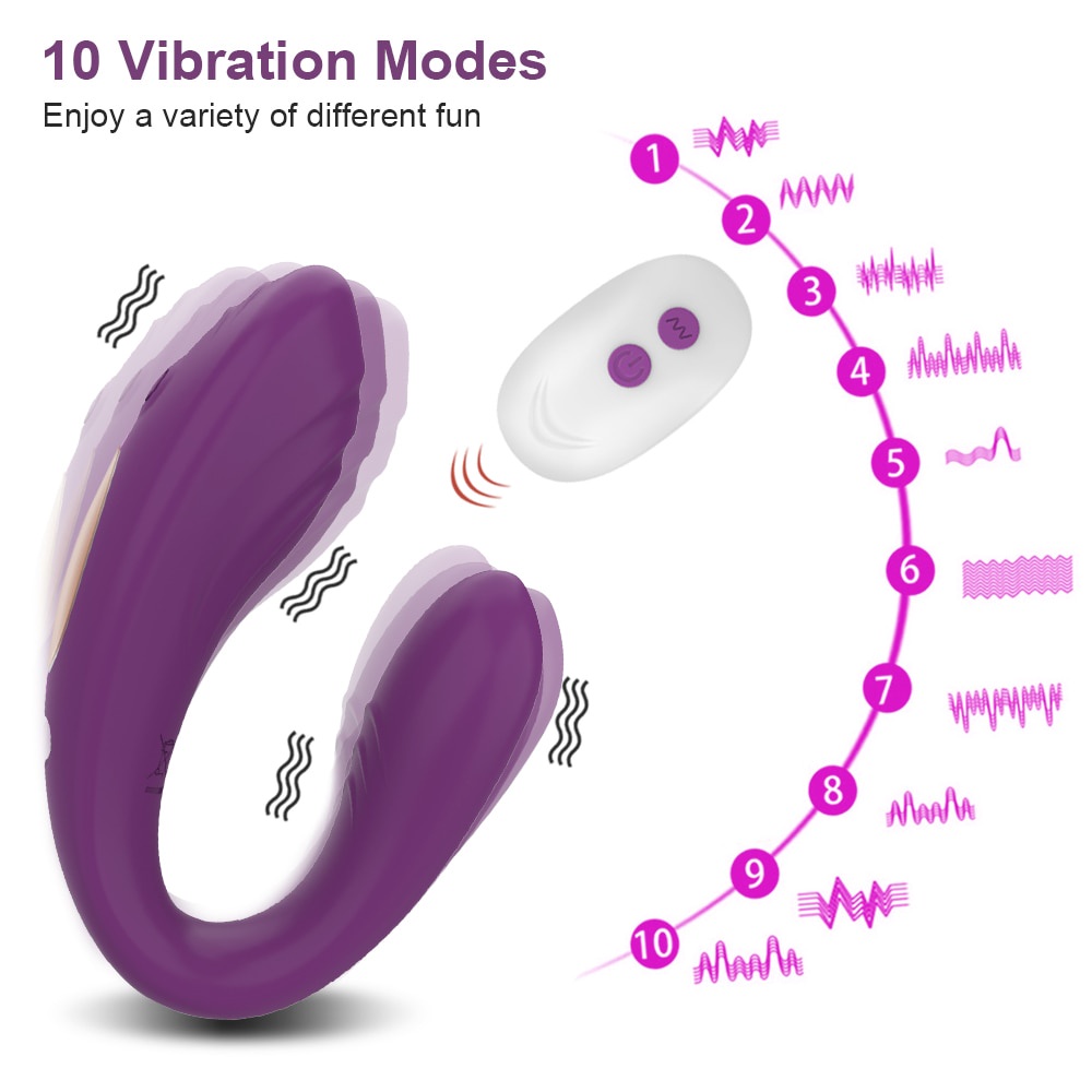 WirelessVibratorคู่Usbชาร์จDildoซิลิโคนStimulatorGSpotคู่Vibratorsเพศ ...