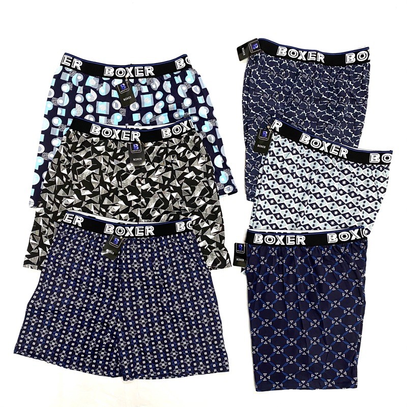 Mwin Shop กางเกงบ็อกเซอร์ /Free Size Seluar Boxer( สําหรับปิงกัง 26 นิ้ว ke 36 นิ้ว)