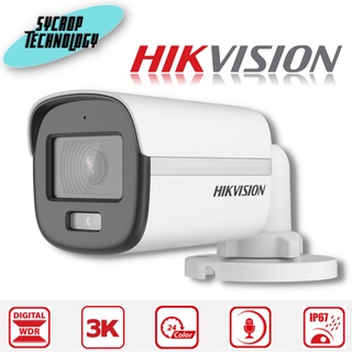 DS-2CE10KF0T-FS Hikvision ColorVu 5MP CCTV Camera with built-in mic