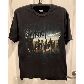 (ขายส่งได้)เสื้อยืดสีดำอินเทรนด์❌⚠️ขายแล้ว⚠️❌💀Rare SLIPKNOT All Hope Is Gone Album#3☠️Shirt🔥S-4XL