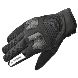 Komine Gloves GK-250 3D Mesh Protecting Black