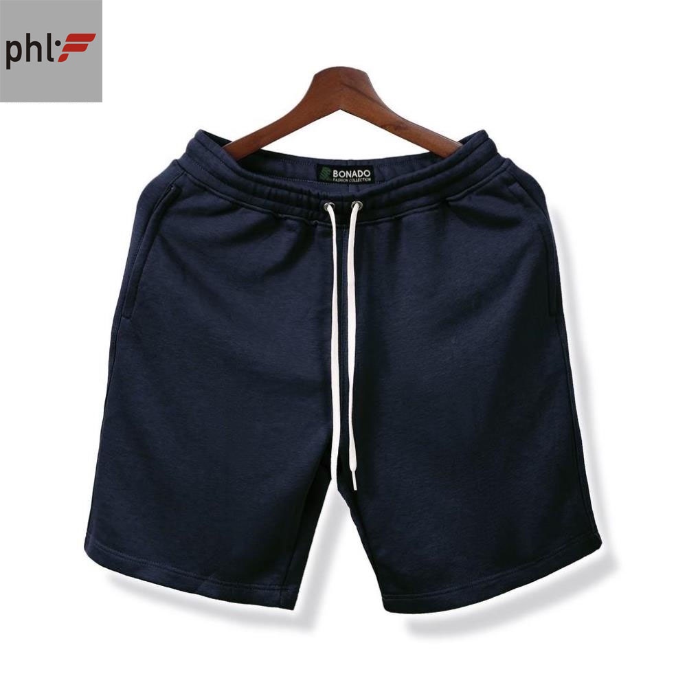 PHL แฟชั่น คิวที03 กางเกงกีฬาขาสั้นผู้ชายทําจากผ้ายืดหยุ่นระบายอากาศคุณภาพสูง-เลือกสีได้