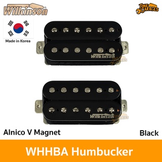 Wilkinson WHHBA Alnico V Humbucker ปิ๊กอัพกีต้าร์ High Output สีดำ Black Made in Korea