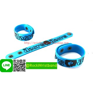 THE DOORS ขายริสแบนด์ เดอะดอร์ส DOR88NA Wristband สายรัดข้อมือวงร็อค