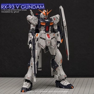 Water Decal [RG] RX-93 Nu GUNDAM (decal v2.0) ของแท้จาก G-Rework