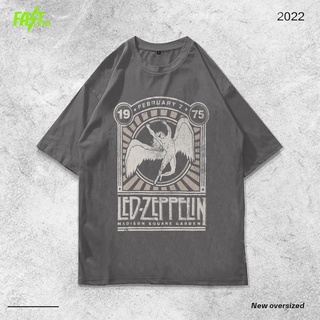 เสื้อยืด ลาย led Zeppelin 90s สไตล์วินเทจ โอเวอร์ไซซ์[S-5XL]