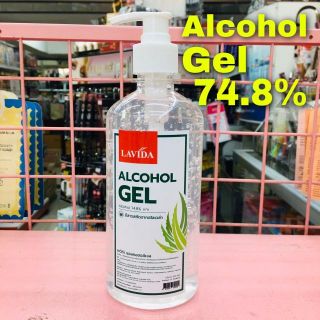 🔸พร้อมส่ง | ของแท้🔸 เจลเเอลกอฮอล์74.8% 500กรัม ลาวีด้า LAVIDA ALCOHOL GEL "Alcohol 74.8% เจลล้างมือ เจอแอลกอฮอล์ ว่านหาง