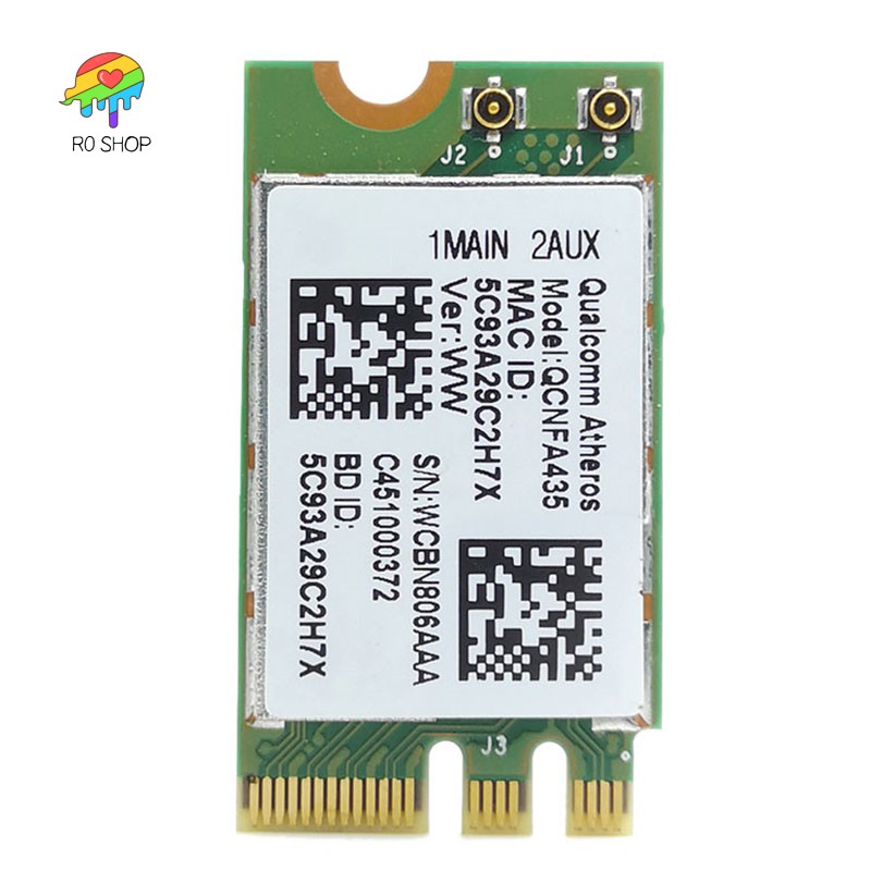การ์ดอะแดปเตอร์ไร้สายสําหรับ Qualcomm Atheros QCA9377 QCNFA435 802.11AC 2.4G/5G NGFF WIFI CARD บลูทู