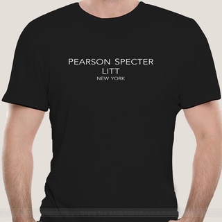 ราคาถูกเสื้อยืดcalชุดเสื้อยืด พิมพ์ลายโลโก้ pearson specter litt litt logo harvey mike law new yorkS-5XL