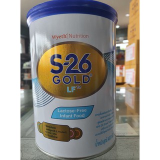 นมผง S26 Gold LF สำหรับเด็กท้องเสีย 400 กรัม x 1 กระป๋อง ( S-26 S 26 Lactose Free เอส26 เอส 26 แล็คโตส )หมดอายุ30/4/22