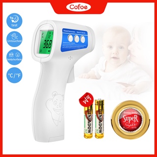 Cofoe เครื่องวัดไข้ดิจิตอล แบบอินฟราเรด ที่วัดไข้ Infrared Thermometer เครื่องวัดไข้แบบดิจิตอล แบบอินฟราเรด