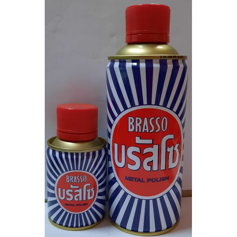 Brasso Metal Polish บรัสโซน้ำยาขัดโลหะ 400มล.หรือ 100มล.