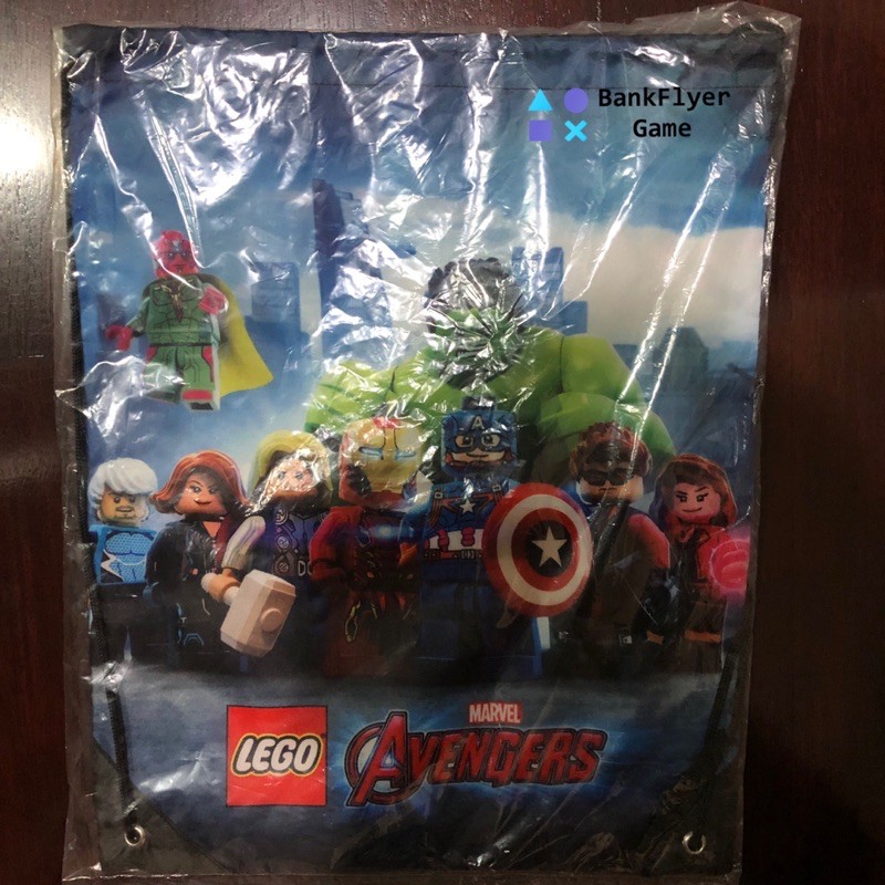 (( ถูกและดี )) กระเป๋า DrawString Bag : LEGO Marvel Avengers
