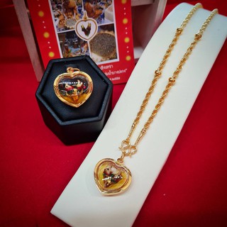 จี้นกสาริกา มหาเสน่ห์ กรอบทอง 75%(18k)