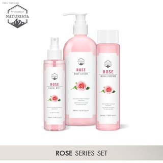 ⚡ส่ส่งไวจากไทย⚡Naturista Rose Special Set ชุดบำรุงผิว ช่วยเพิ่มความกระจ่างใส ให้ผิวหน้าเนียนนุ่ม น่าสัมผัส ซื้อเป็นเซตถู