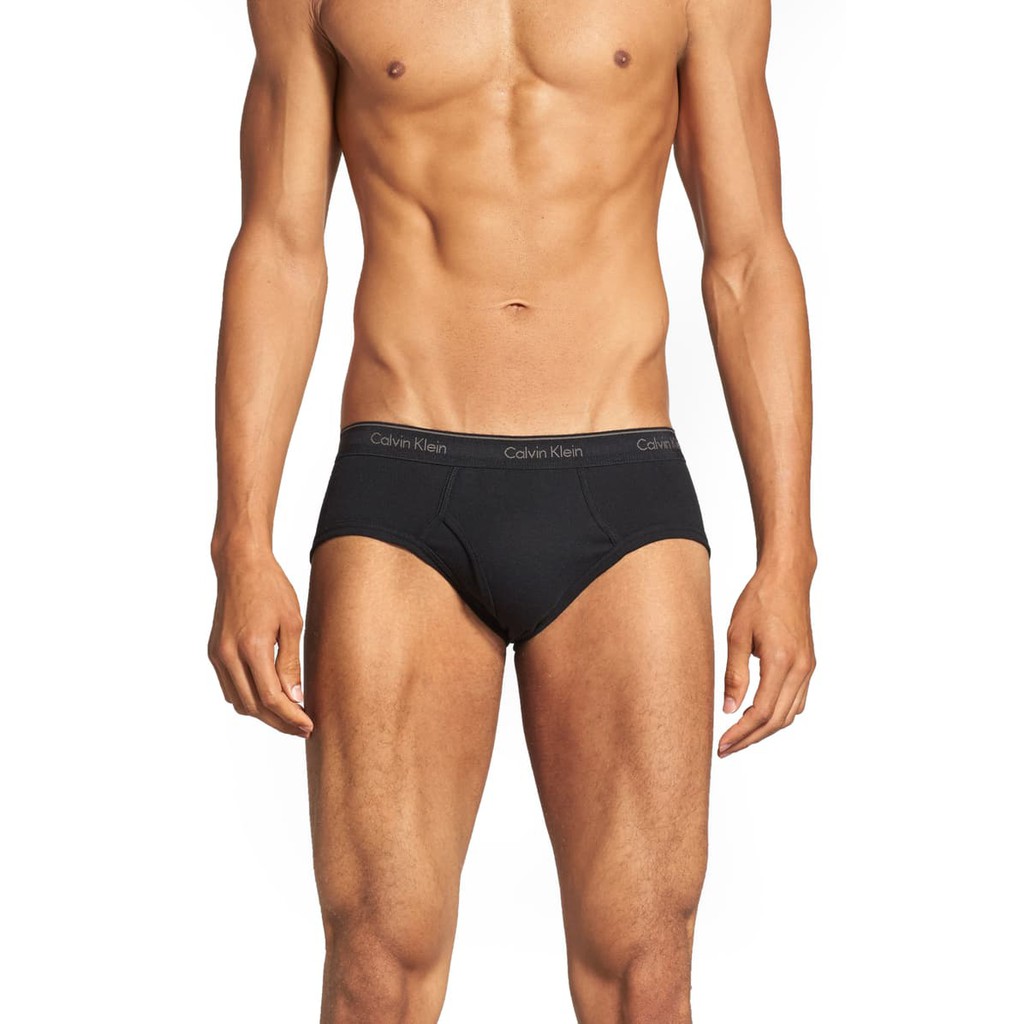 กางเกงใน Calvin Klein Men's Cotton Classics Low Rise Hip Briefs Size M
