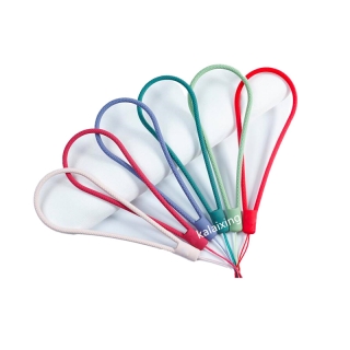 โปรโมชั่น : Colorful Liquid Silicone Lanyard Pastel Phone Hand Strap Wrist