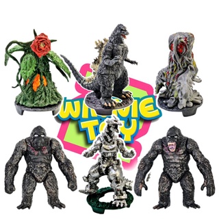 ฟิกเกอร์ โมเดล ก็อตซิลล่า คิงคอง สัตว์ประหลาด Godzilla King Kong monster kaiju 6 แบบ winnietoys