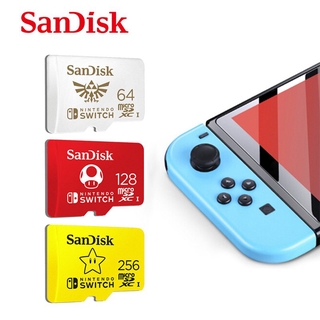 Sandisk Micro Sd Card 128gb Nintendo Switch Authorized 64gb 256gb Cartao De Memoria Tf Memory Cards For Game Expansion C ราคาท ด ท ส ด