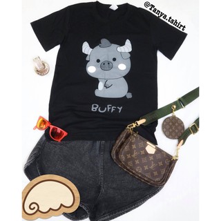 เสื้อยืดลายการ์ตูนควายน้อย Buffy