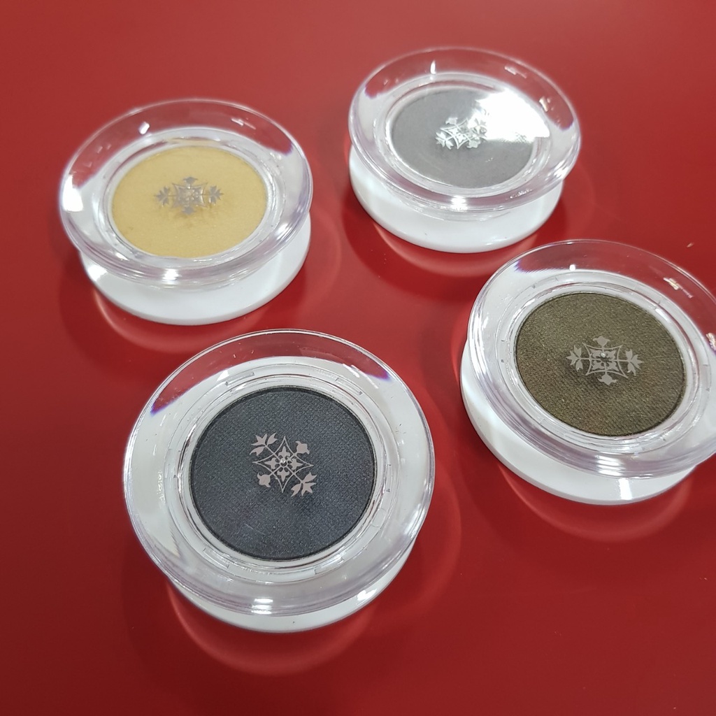 Eyeshadow อายเชโด้ สีเทาเงิน สีเหลือง สีเทาดำ สีเขียว แต่งตา ให้สีธรรมชาติ