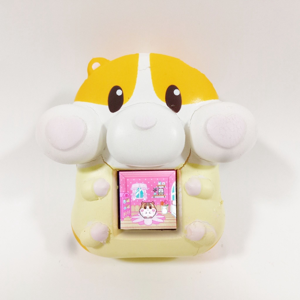 🇯🇵 ทามาก็อตจิหนูแฮมสเตอร์นุ่มนิ่ม Squishy Hamster Tamagotchi ของแท้มือสองญี่ปุ่น SEGA TOYS