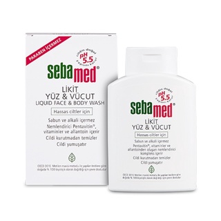 Sebamed Liquid Face and body wash 200ml สำหรับผิวปกติ บอบบางและแพ้ง่าย