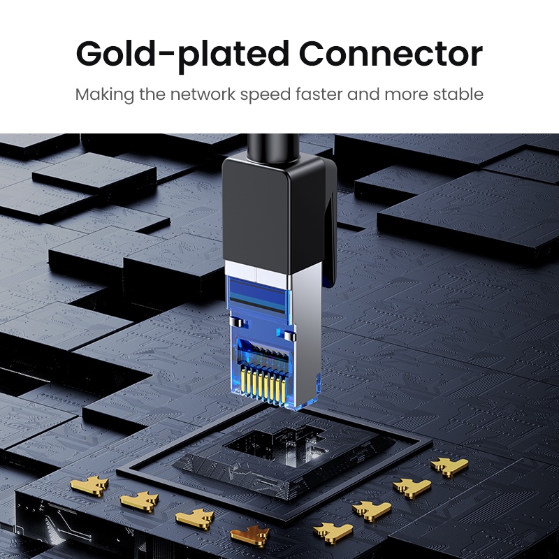 UGREEN Kabel Jaringan Lan Ethernet Cat8 Rj45 40 Gbps โมเดล Kepang 20 ม . - รูปที่ 7